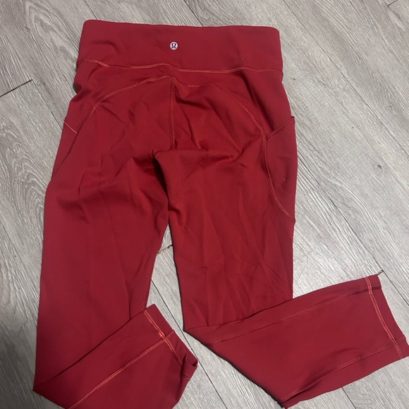 Lululemon burnt orange High-Waisted Active Leggings - Picture 3 of 4